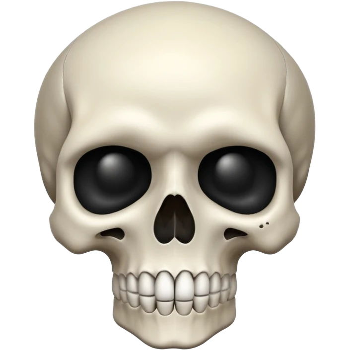 Skull emoji with chill emoji emoji