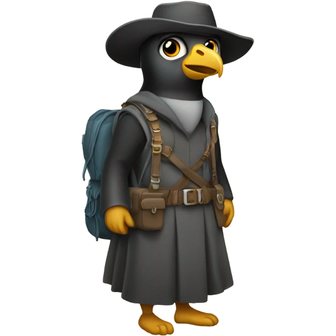 Peregrino con mochila emoji