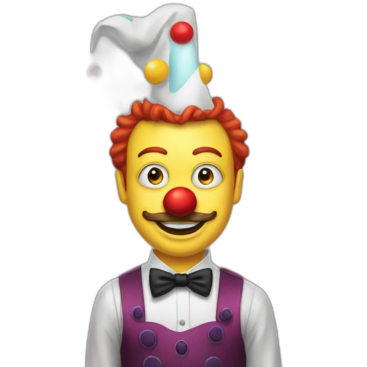 elon musk clown custume emoji