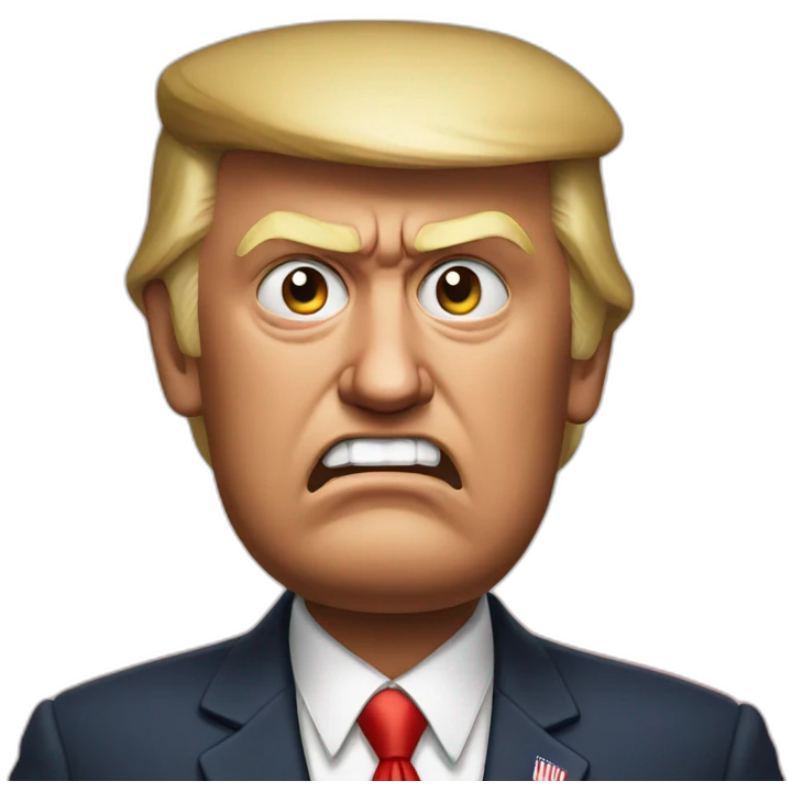 angry trump emoji