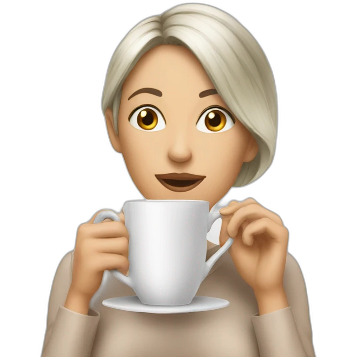 sipping tea gossip emoji