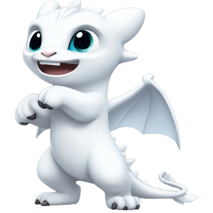 Light fury fighting stance emoji