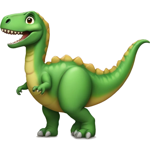Pregnant dinosaur  emoji