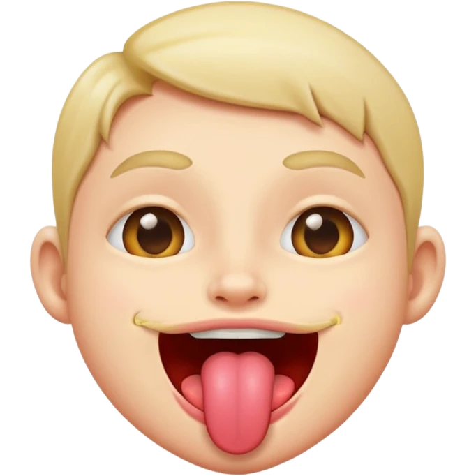 cheeky face with tongue sticking out emoji