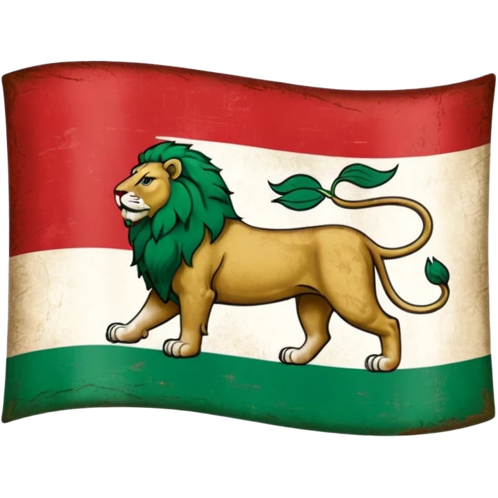 persia flag the old one with the lion emoji