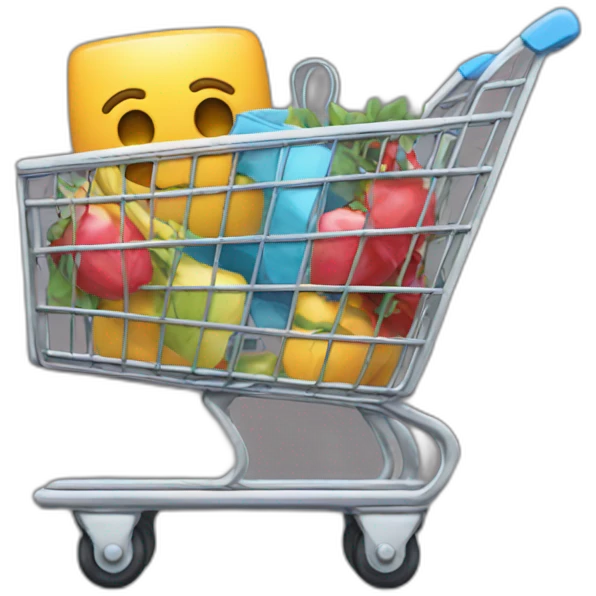 shopping cart emoji