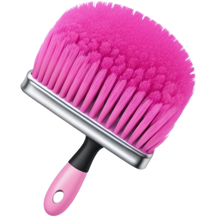 a face brush pink emoji