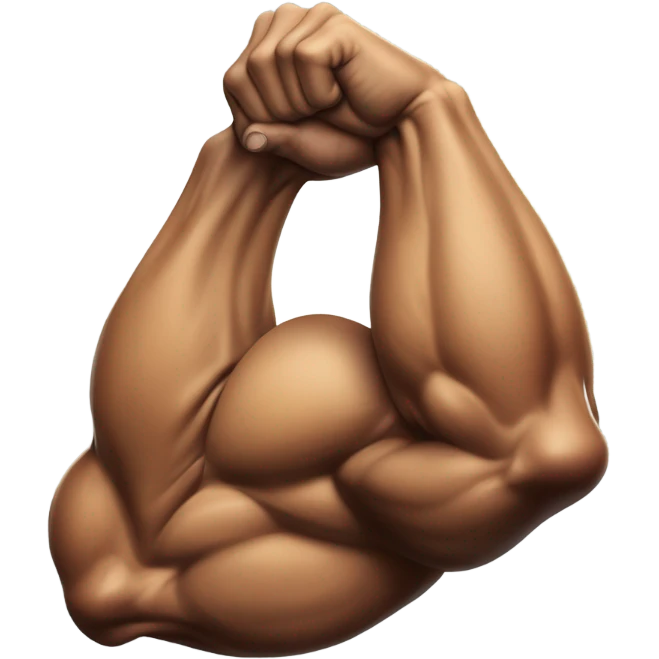 Leather muscle emoji