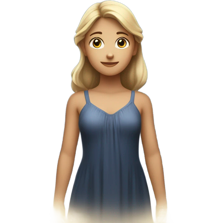 night with girl emoji