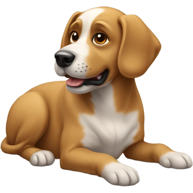 dog in dog emoji