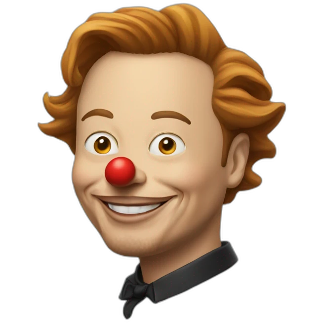 elon musk clown emoji