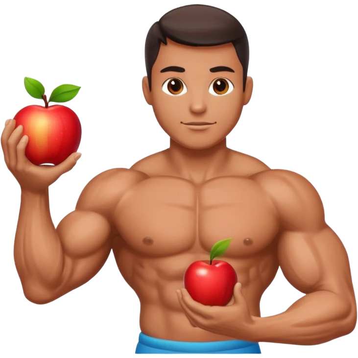 nutrition with a muslce  emoji
