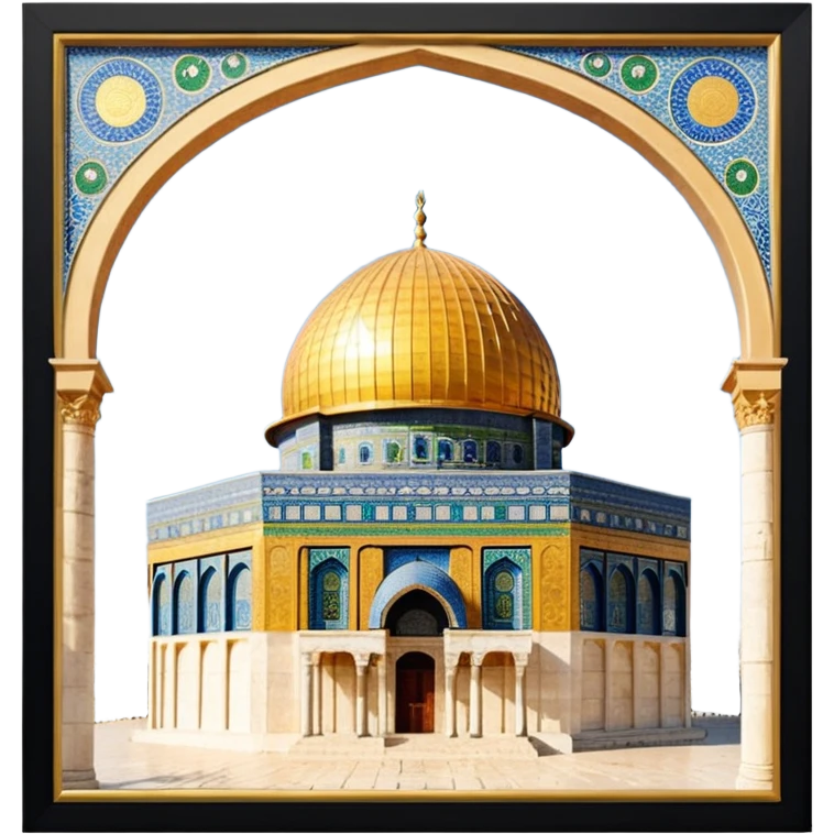 Dome of the rock, Palestine emoji