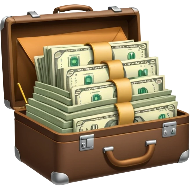 open wifi money filled briefcase emoji