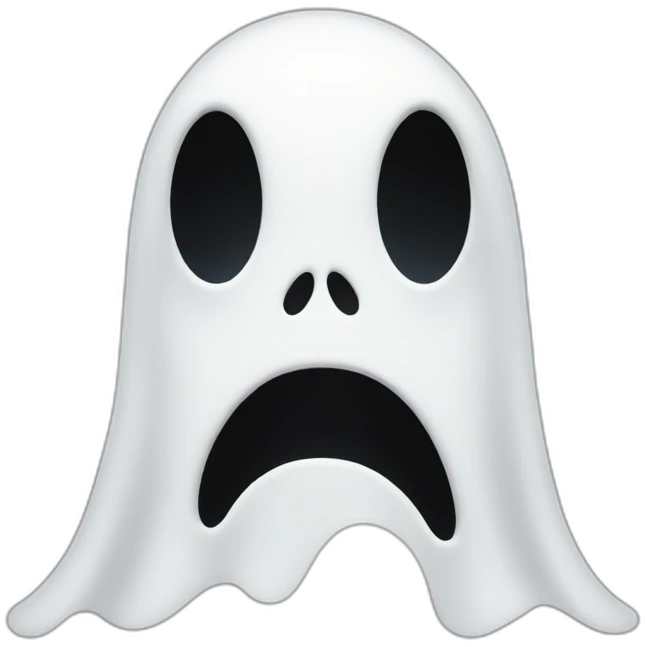 Ghost face emoji