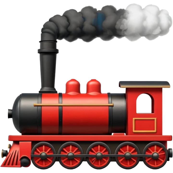 Toy train emoji