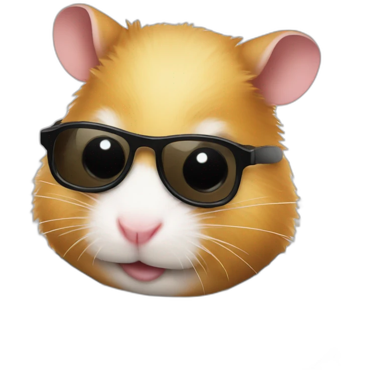 Hamster gangster emoji