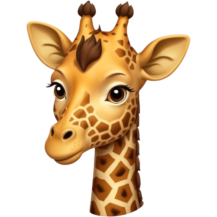 Ful Mor zürafa emoji