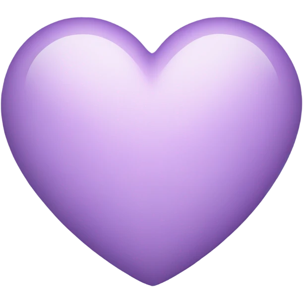 Light purple heart emoji