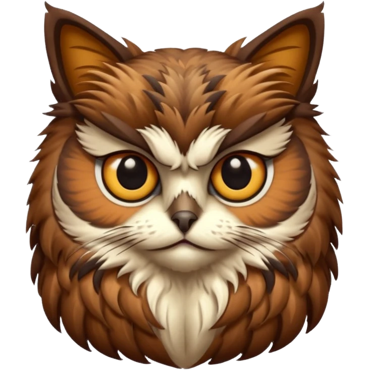 Cat owl emoji