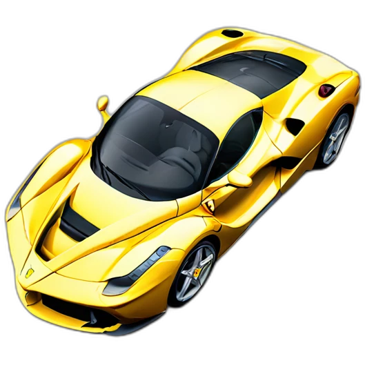 Ferrari la Ferrari top view emoji