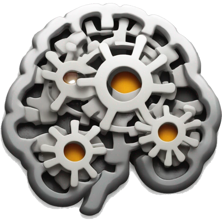 brain gears turning emoji