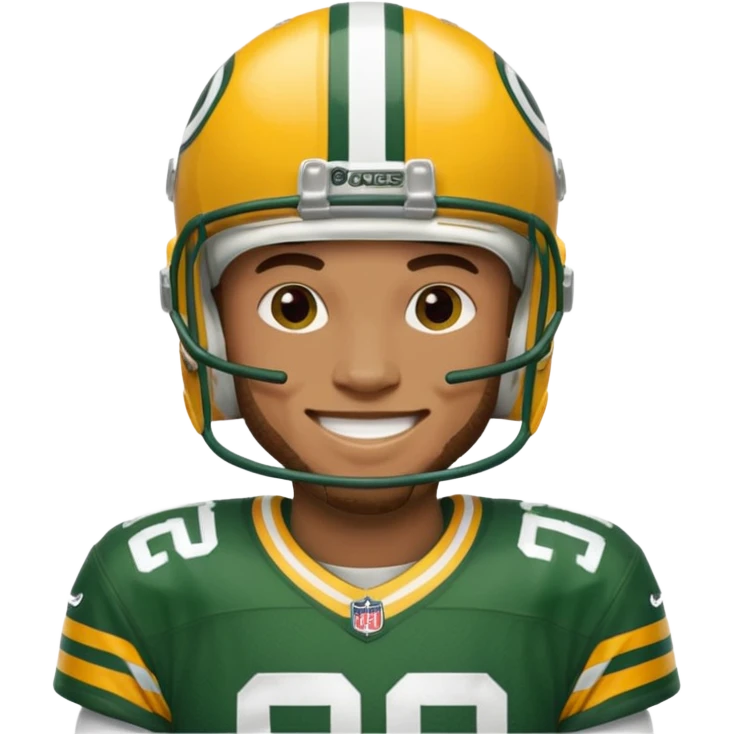 Green Bay packers player emoji