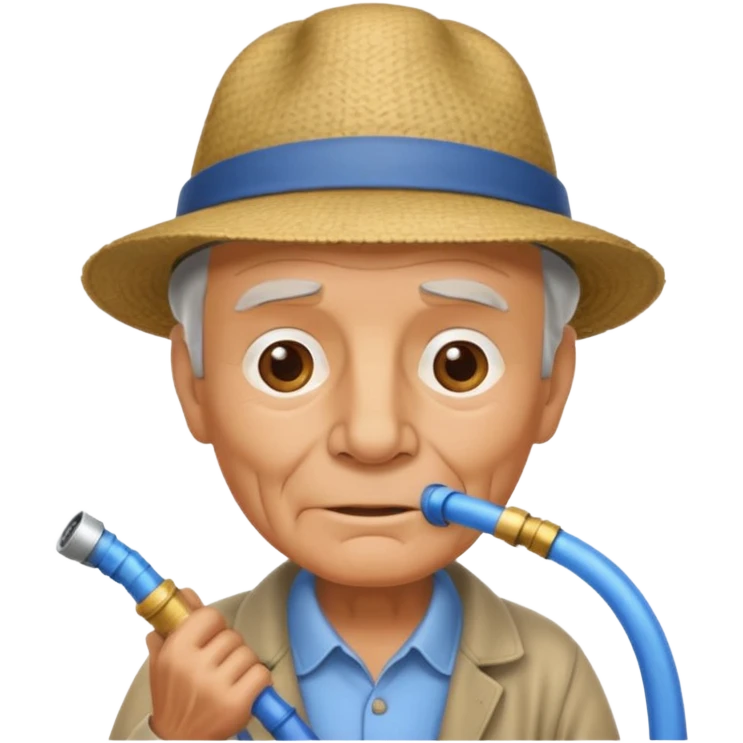 Hose , old man emoji