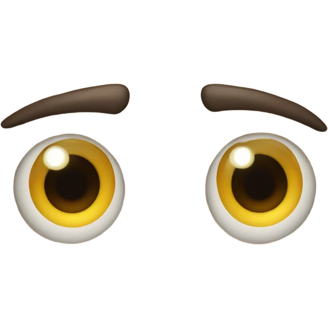 Judging eyes looking by the side emoji
