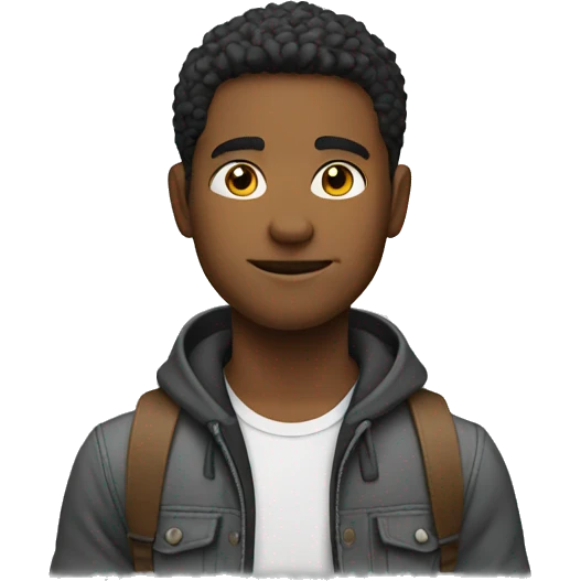 Modern young man in Casual emoji