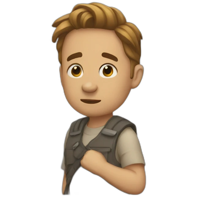 keep holding back emoji