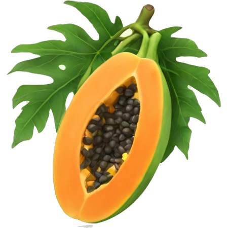 Papaya emoji