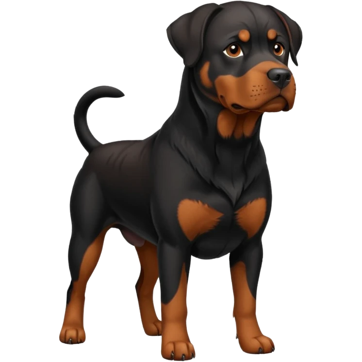 Rotwiller dog emoji