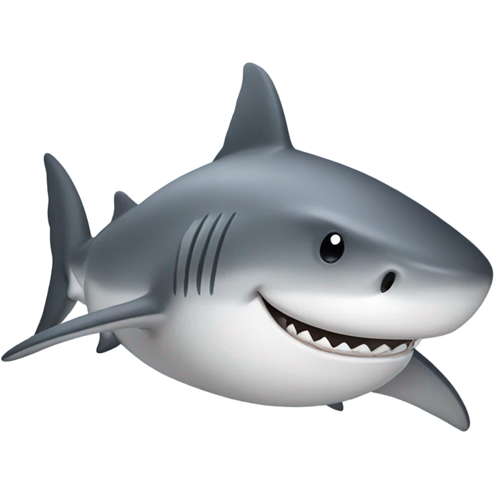round shark emoji