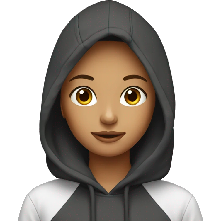 girl hoodie emoji