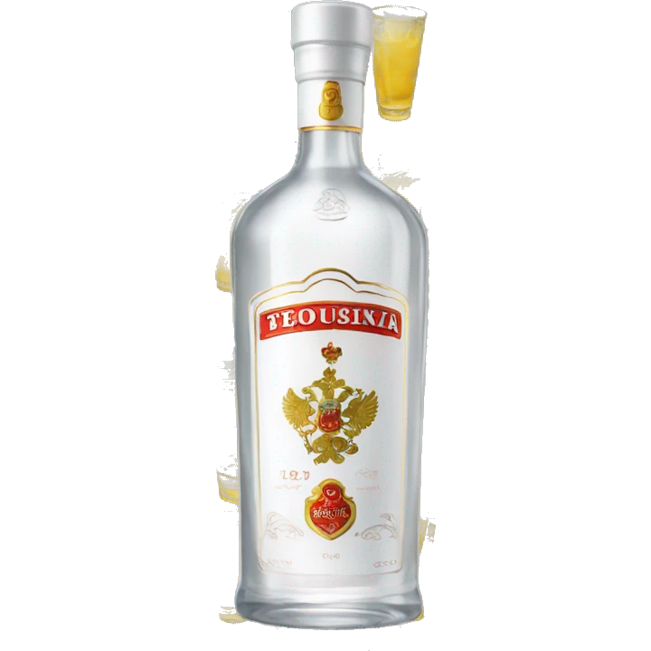 Russian vodka emoji
