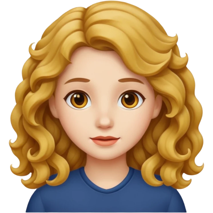 Dalgalı saç lia emoji