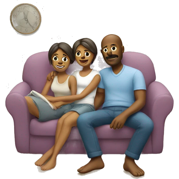 parents relaxing emoji