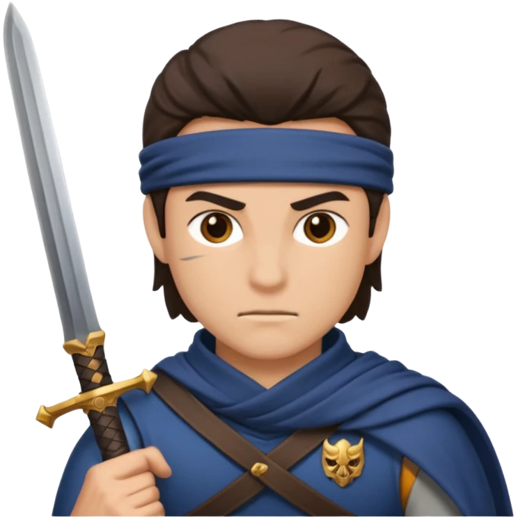 esgrimista com espada emoji