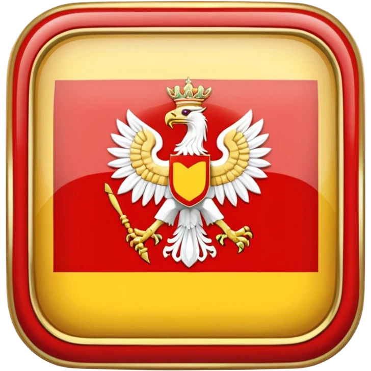 give me a symbol to combine my polish and macedonian roots that is simple and legible emoji