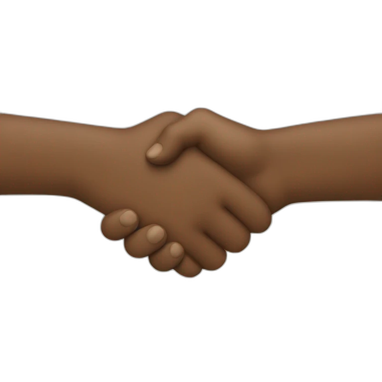 Hand shake emoji