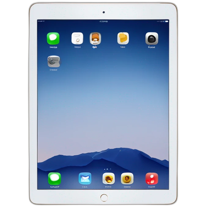 iPad 6 gen écran cassé  emoji