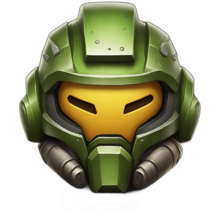 Doom slayer with bier emoji