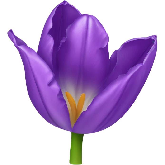 Purple tulip emoji