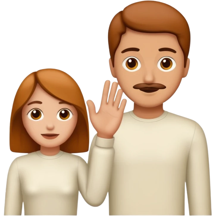 Dos personas dandose la mano como agradecimiento, una persona canelita y una persona blanca emoji