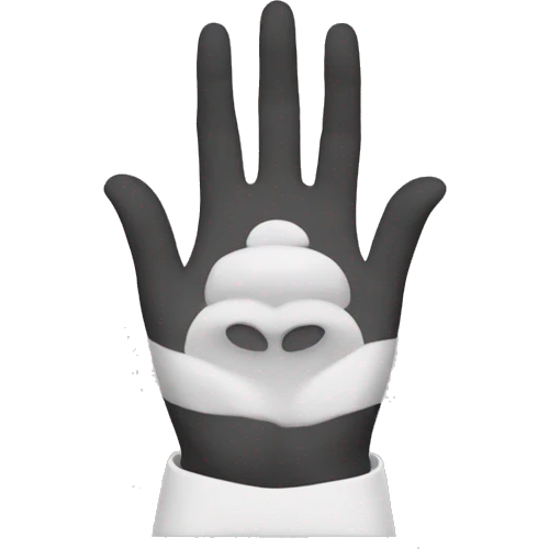 namaste only palm no face  emoji