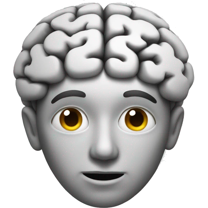 relief face brain emoji