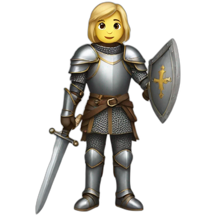 medieval knight no gender emoji