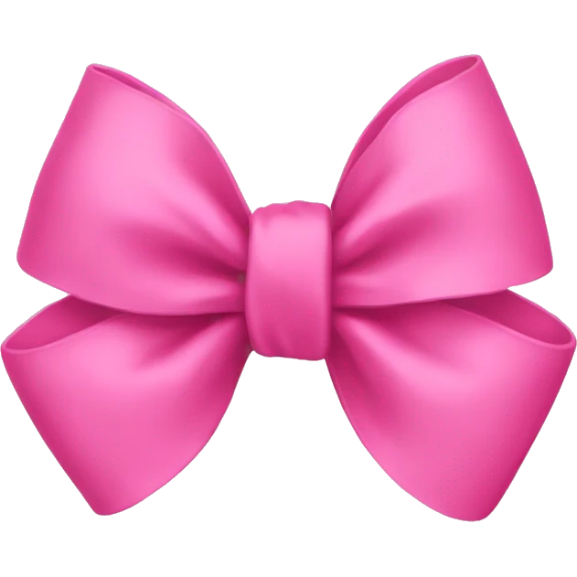 pink bow emoji