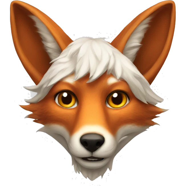 Fox with goat horns  emoji